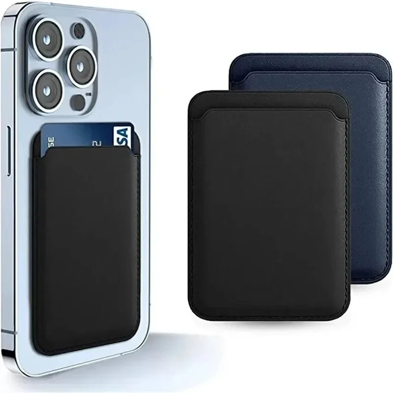 Magnetic Leather Card Wallet