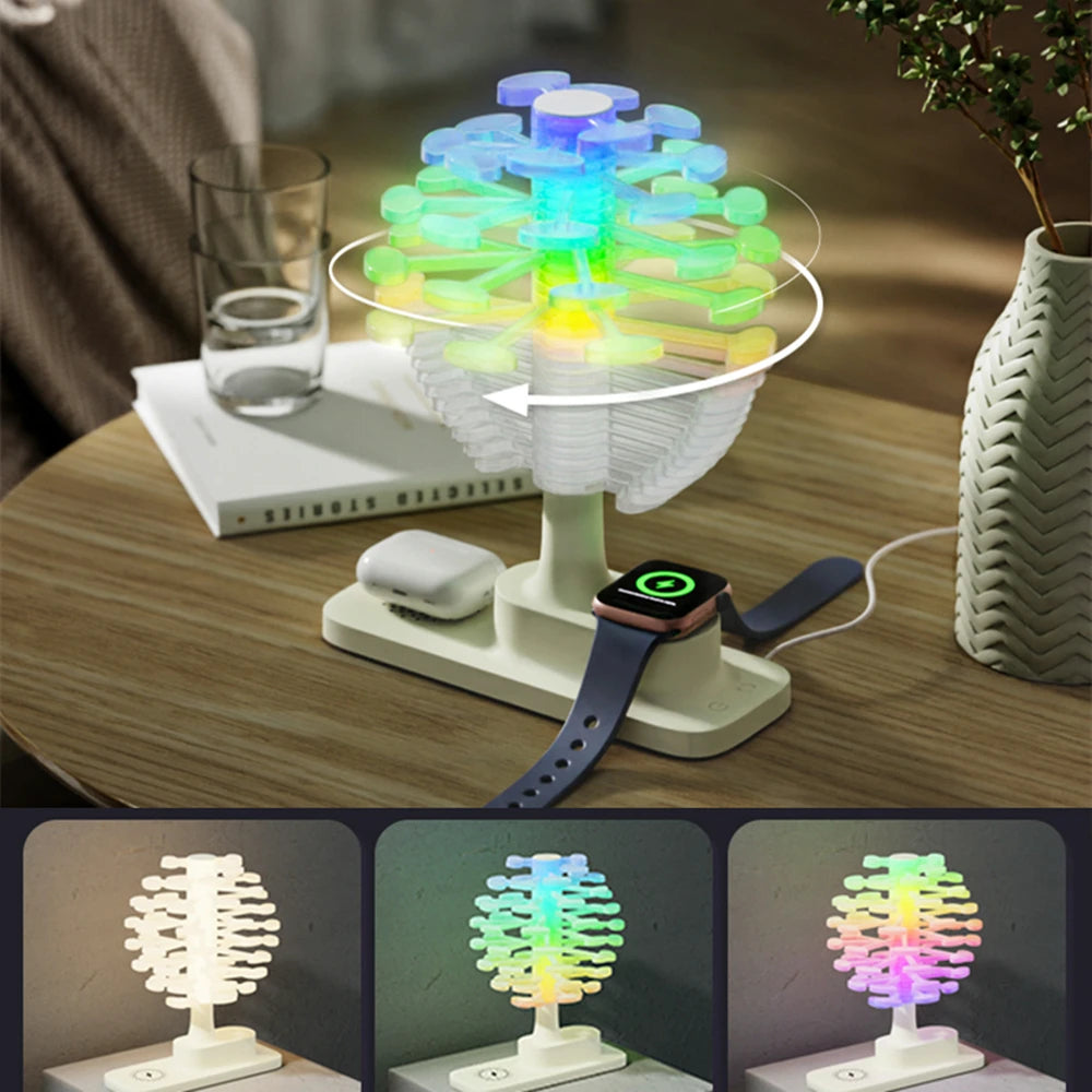 Spiral Tree Lamp & Wireless Charger
