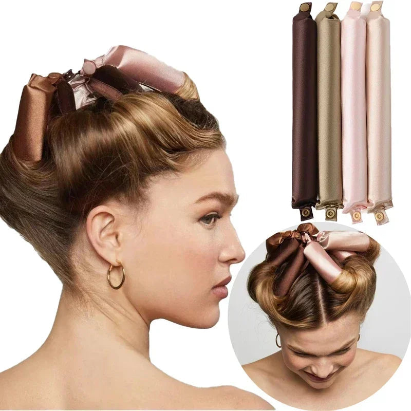 Satin Heatless Hair Curler