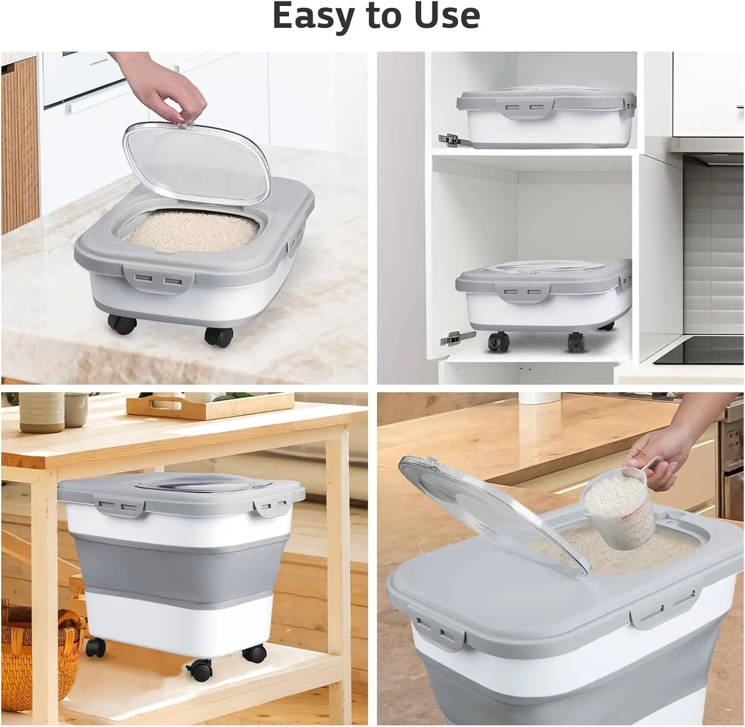 Foldable Food Storage Container