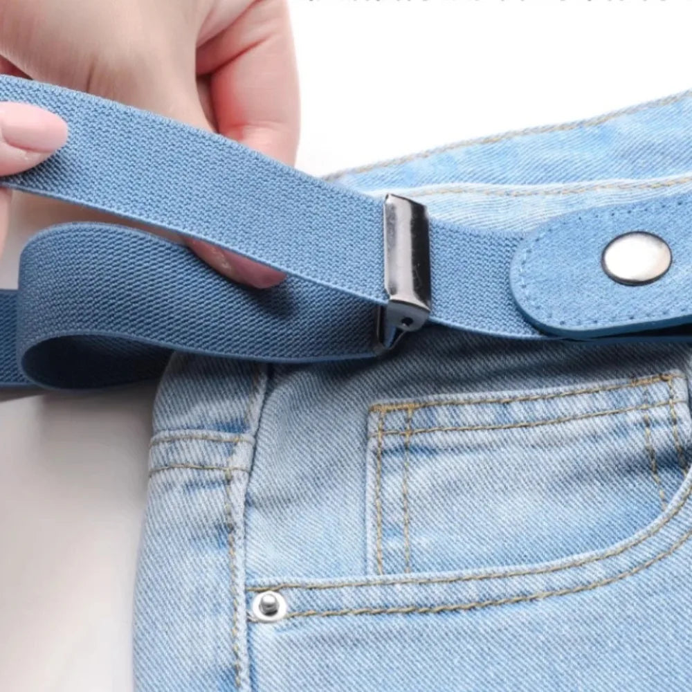Invisible No-Buckle Belt
