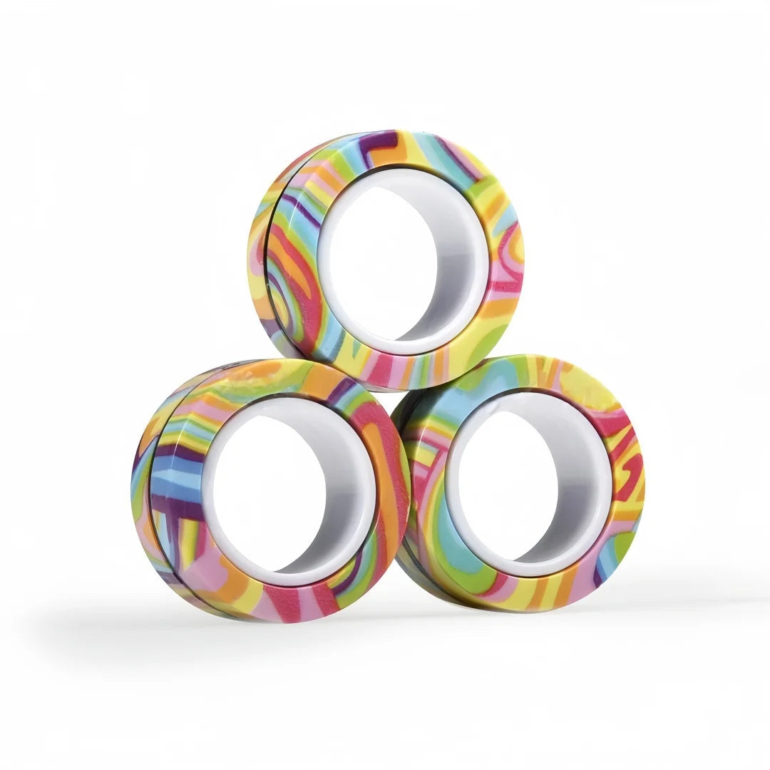 Magnetic Fidget Ring Set