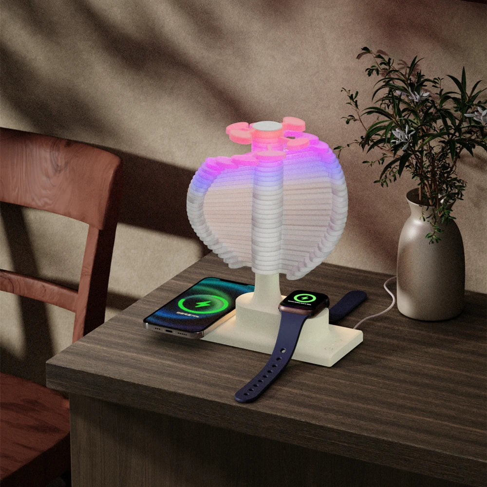 Spiral Tree Lamp & Wireless Charger