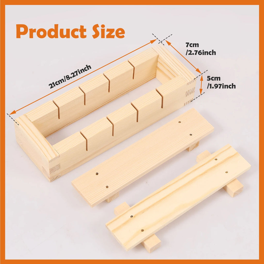 Wooden Sushi Maker Press Mold