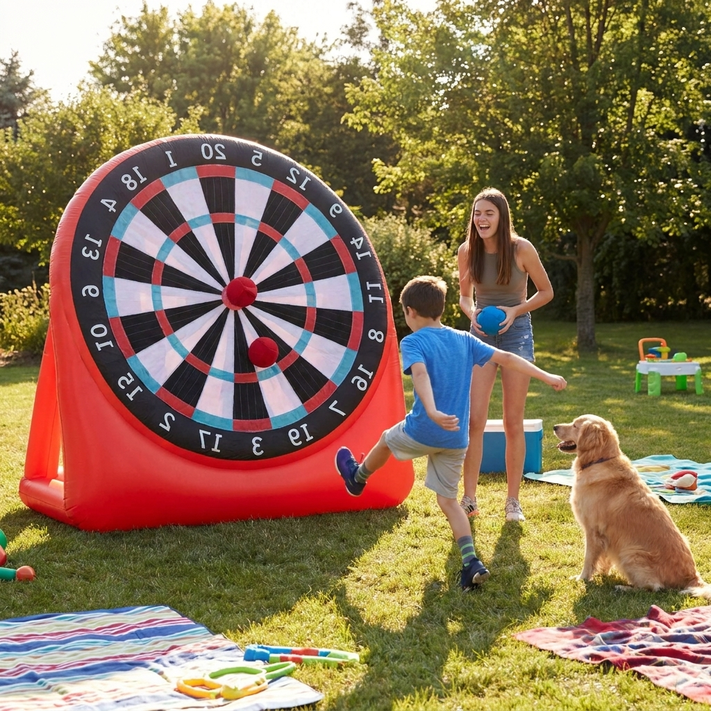 Giant Inflatable Soccer Dartboard