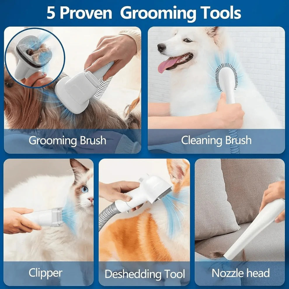 Low-Noise Dog Grooming Vacuum