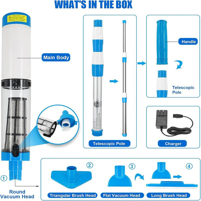 Cordless Pool Vacuum Cleaner