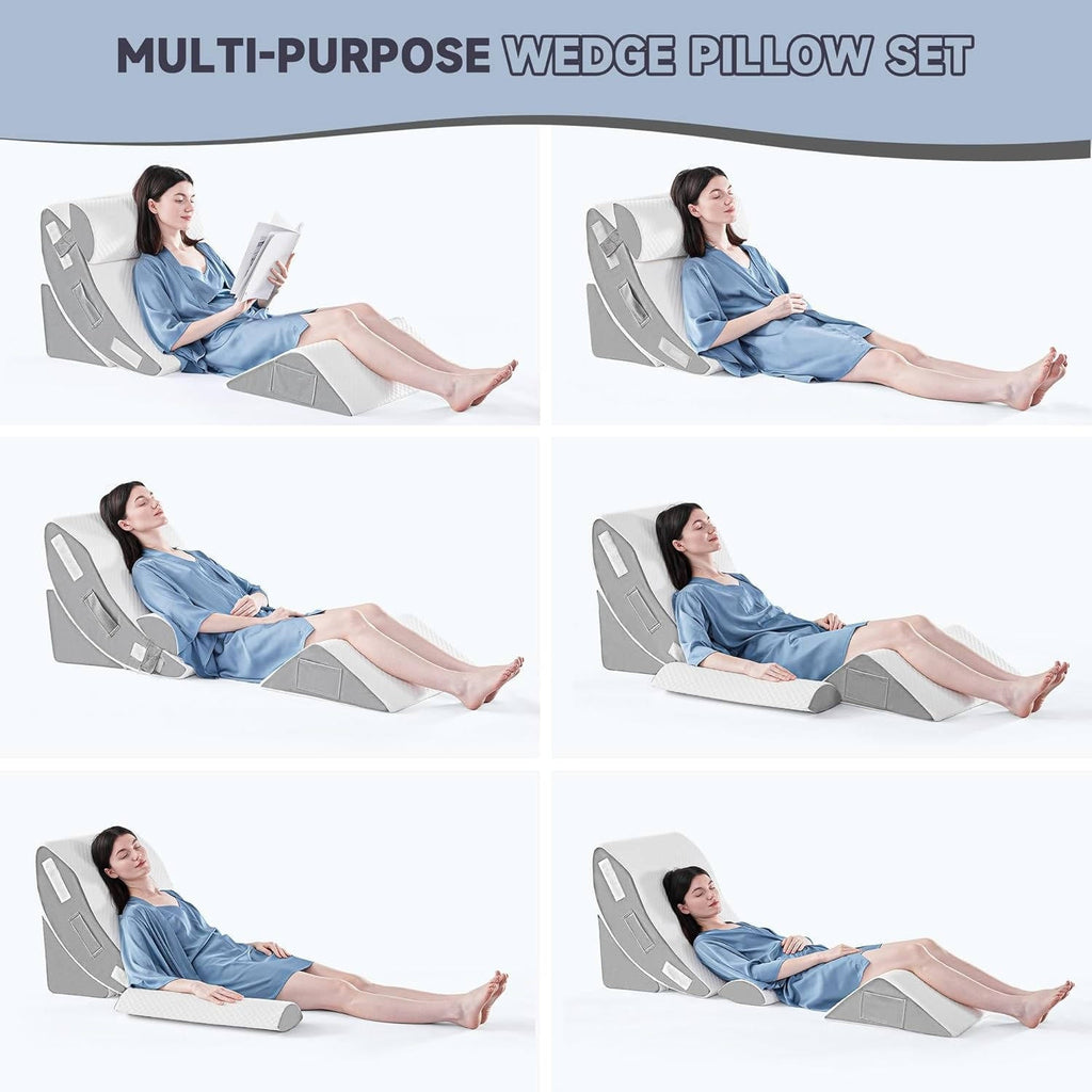 Orthopedic Bed Wedge Pillow Set